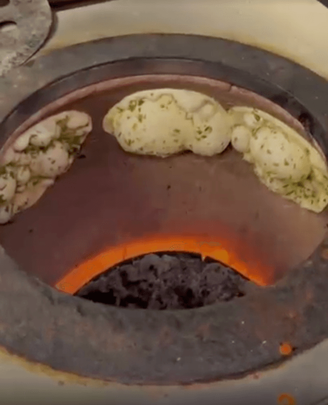 Tandoori grills fresh from the clay oven