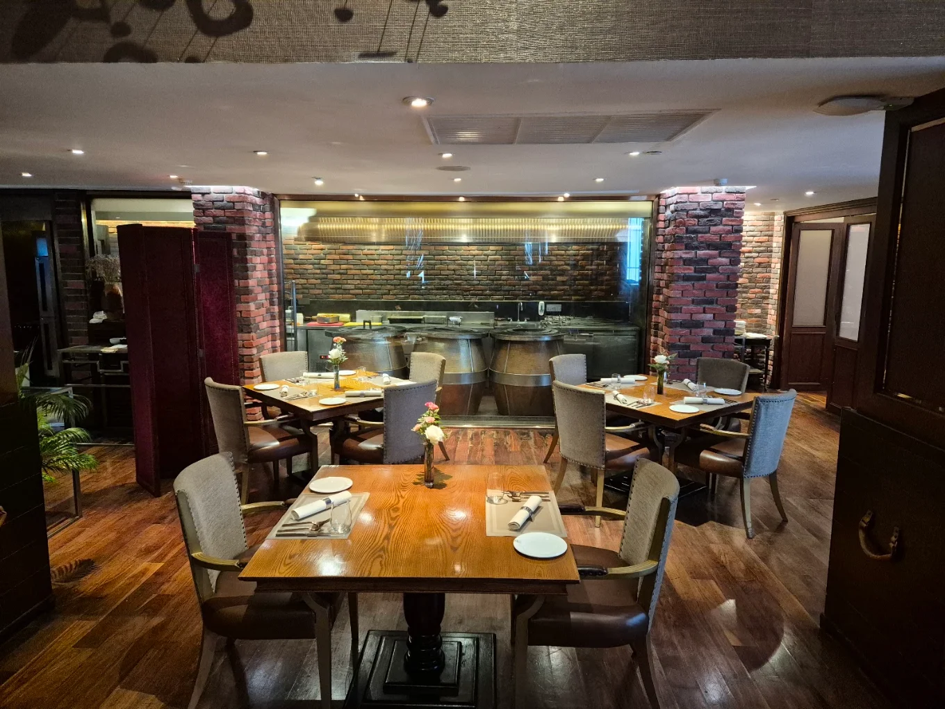 Dining room at Punjab Grill, inside the Radisson Suites Bangkok Sukhumvit